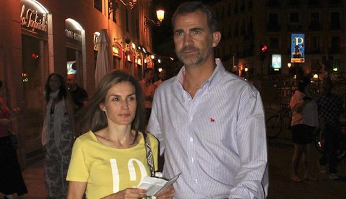 felipe e letizia di spagna a madrid