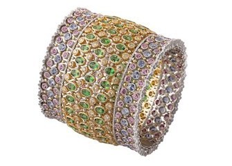 Bracciale oro e pietre preziose pizzo Buccellati C