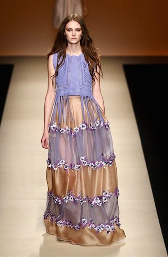 Alberta Ferretti abito primavera estate 2015