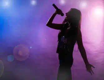 cantante concerto