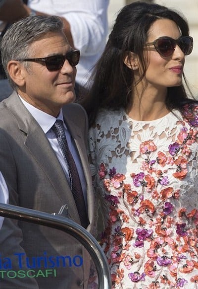 Clooney e Amal Venezia