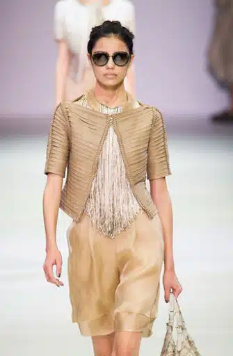 Giorgio Armani sfilata primavera estate 2015