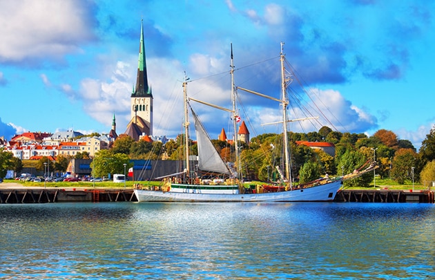 Panorama of Tallinn, Estonia