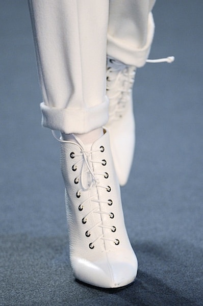 Akris  stivaletto stringato autunno inverno 2014-15