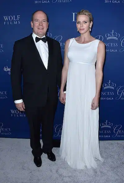 charlene di monaco abito da sera
