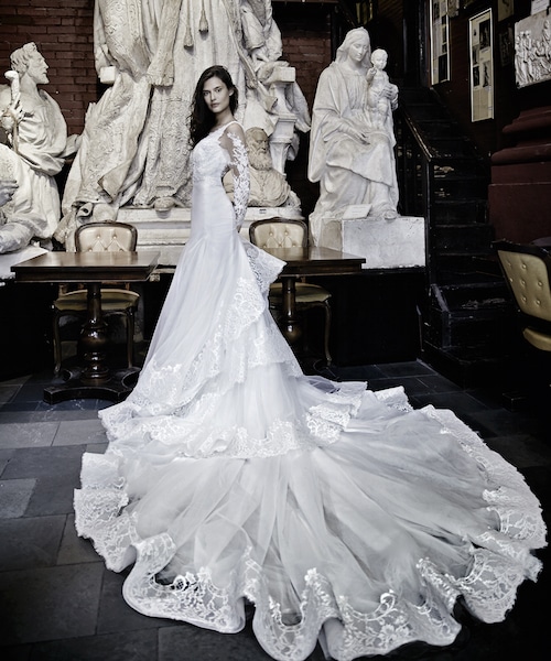 Bianca Balti abito da sposa ferri