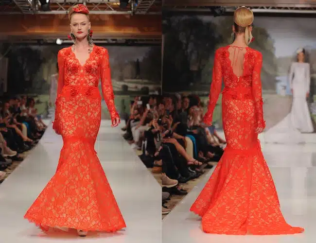abito da sposa rosso 2015