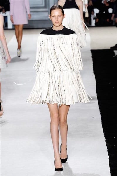 Abito con frange Giambattista Valli