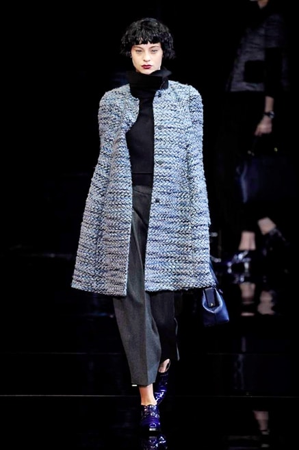 Emporio Armani: sfilata autunno inverno 2015-16. Foto - Donne Sul Web