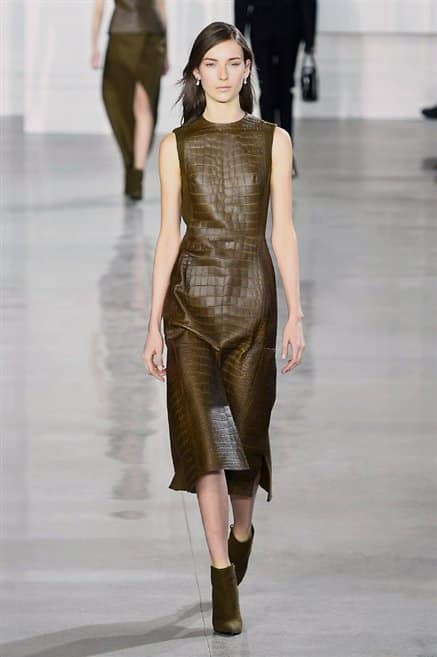 Jason wu abito in pelle verde