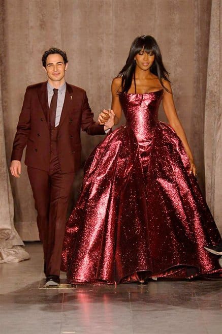 Zac Posen Naomi Campbell