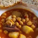 zuppa patate ceci carne