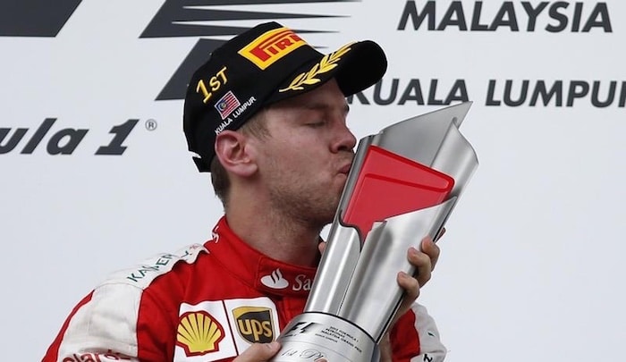 Formula uno Vettel Ferrari 