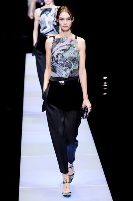 Giorgio Armani collezione donna inverno 2015 0059