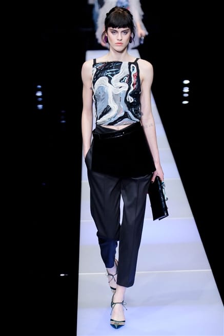 Giorgio Armani collezione donna inverno 2015 0060