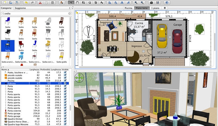 Arredare casa 3d: software e idee utili donne sul web Programma arredare casa