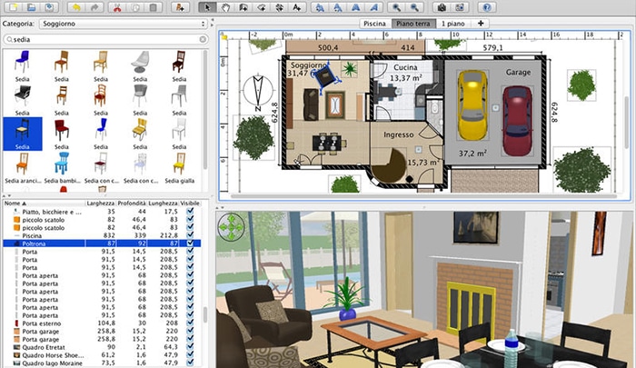 arredare casa 3d