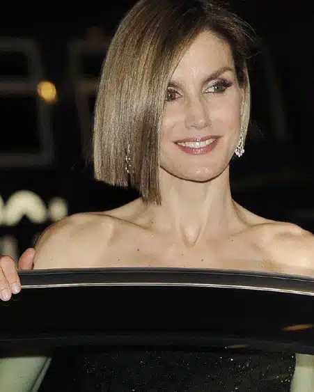 letizia di Spagna capelli corti