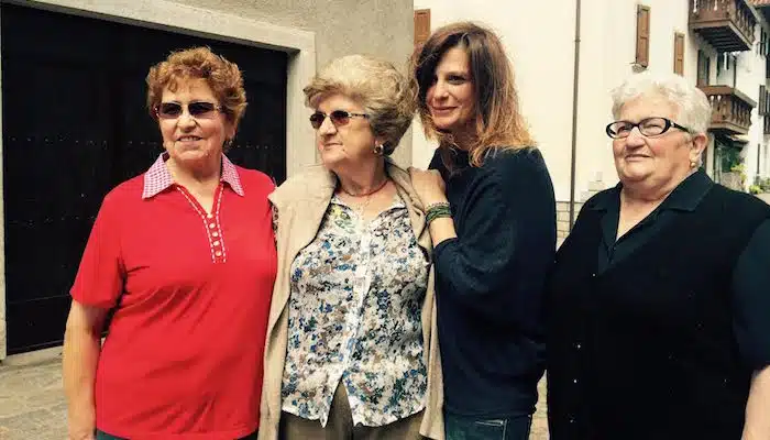 katia bernardi con le funne