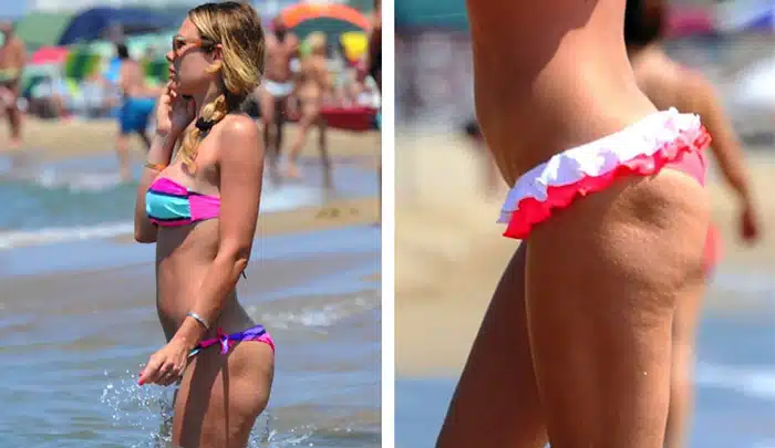Ilary Blasi costume cellulite