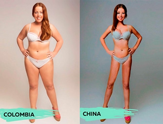 donne belle diversità nel mondo