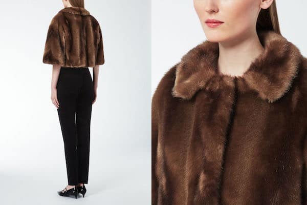 Bolero in pelliccia eco max mara