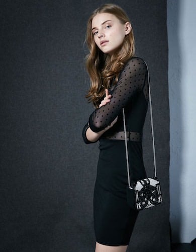 abito nero donna