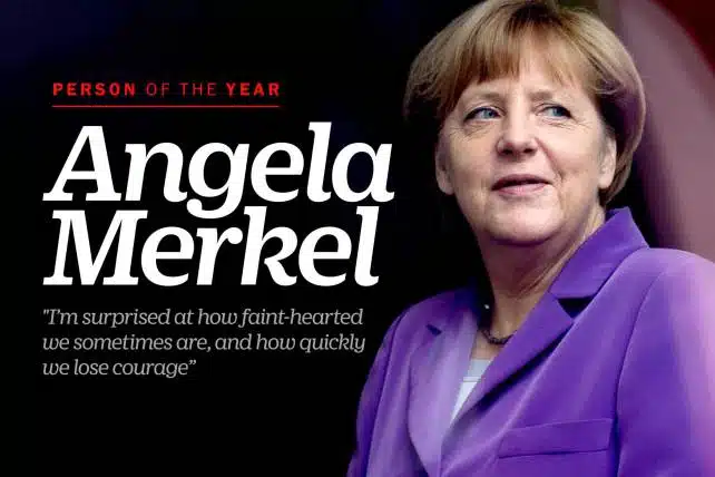 merkel copertina Time