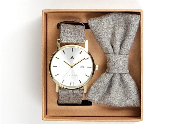 orologio e papillon uomo