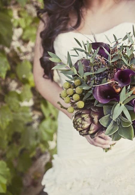 bouquet inverno verdure fiori