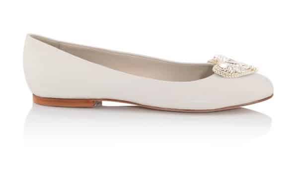 Ballerine sposa dettaglio gioiello