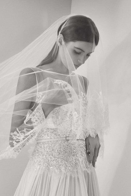 abito da sposa per inverno 2017 Elie Saab