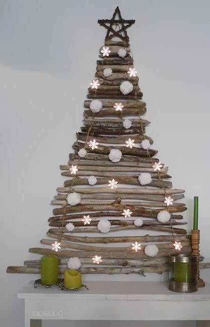 albero natale rami secchi