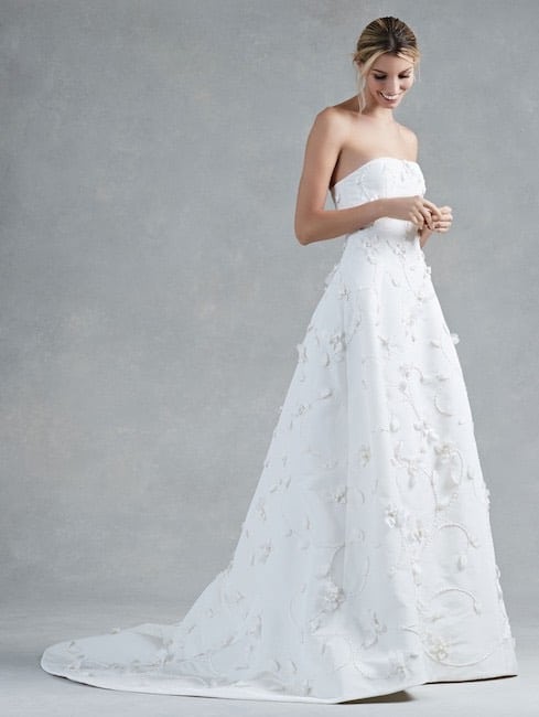 de la renta abito bianco sposa 2017-11