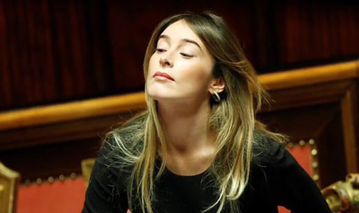 Italy’s Reforms Minister Boschi looks on at the Senate in Rome