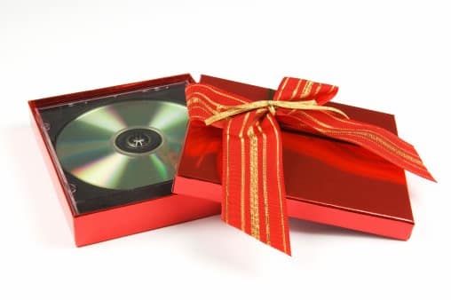 regalo cd scatola