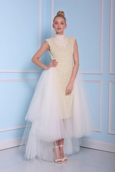 Siriano abito sposa corto