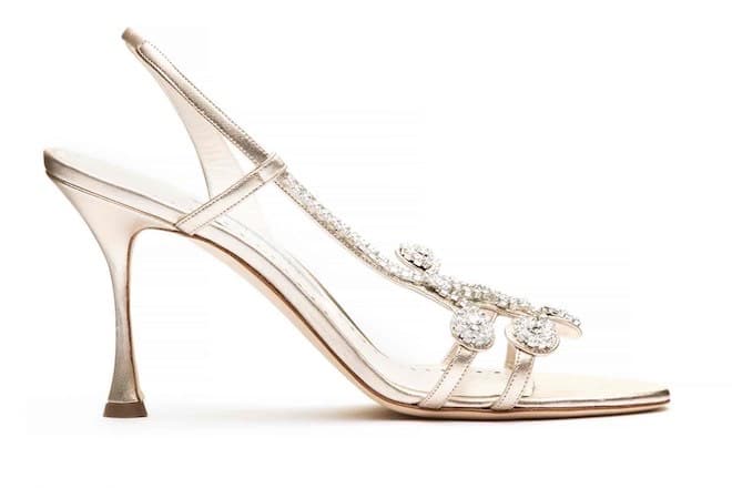 sandali sposa gioiello Manolo Blahnik