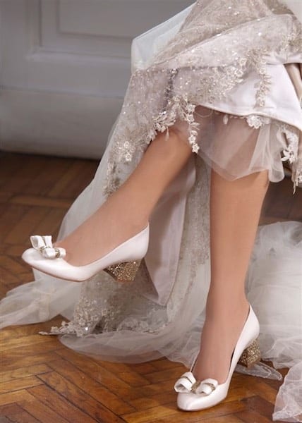 scarpe sposa Penrose tacco basso