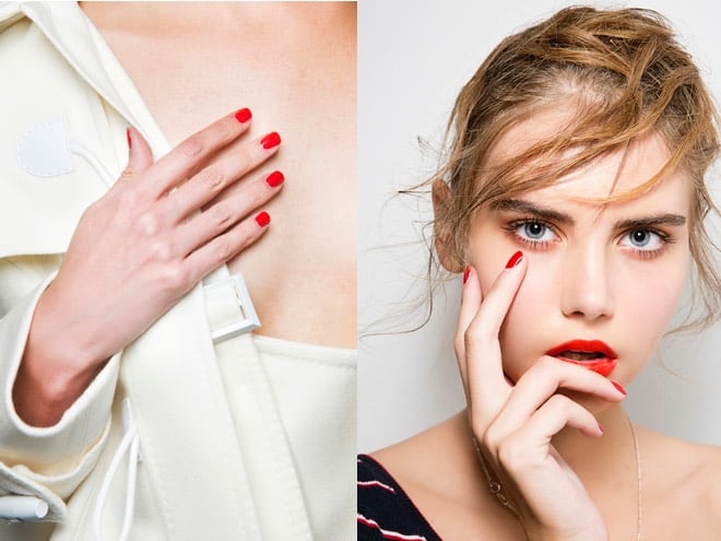 Smalto moda estate 2017 rosso