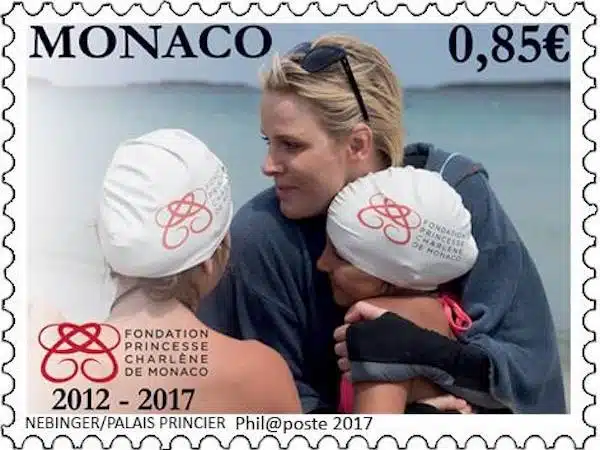 francobolli charlene monaco