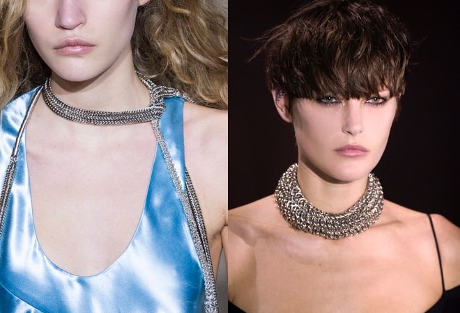 collane argentate moda inverno 2018