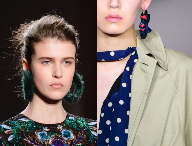 orecchini cerchi moda invernali
