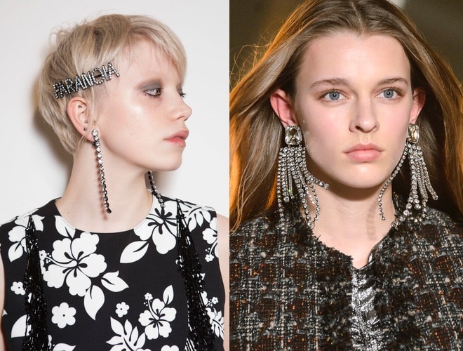 orecchini pendenti swarovsky inverno 2017-2018