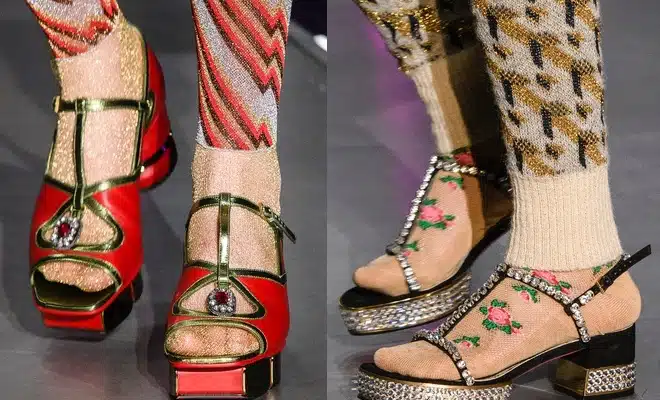 sandali Gucci inverno 2017-2018