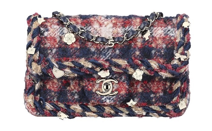 borsa chanel con ciondoli inverno 2017 2018