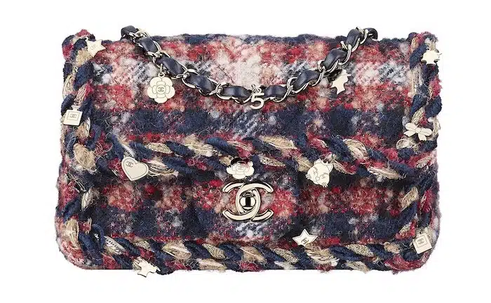 borsa chanel con ciondoli inverno 2017 2018