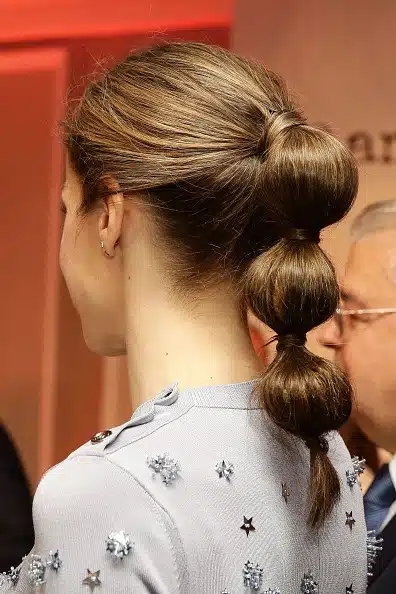 Letizia di Spagna capelli acconciatura