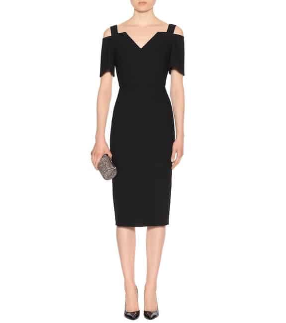tubino nero roland mouret inverno 2017 2018
