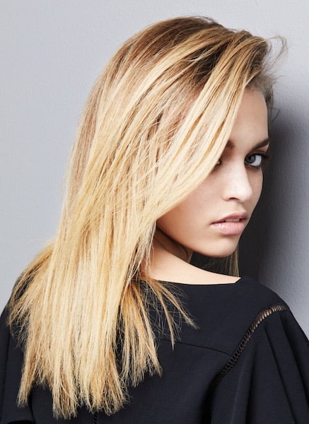 capelli lisci biondi inverno 2018